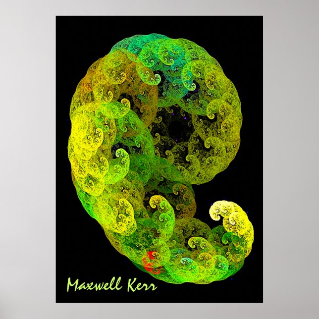 Póster Embrión de Maxwell Kerr (Frente)