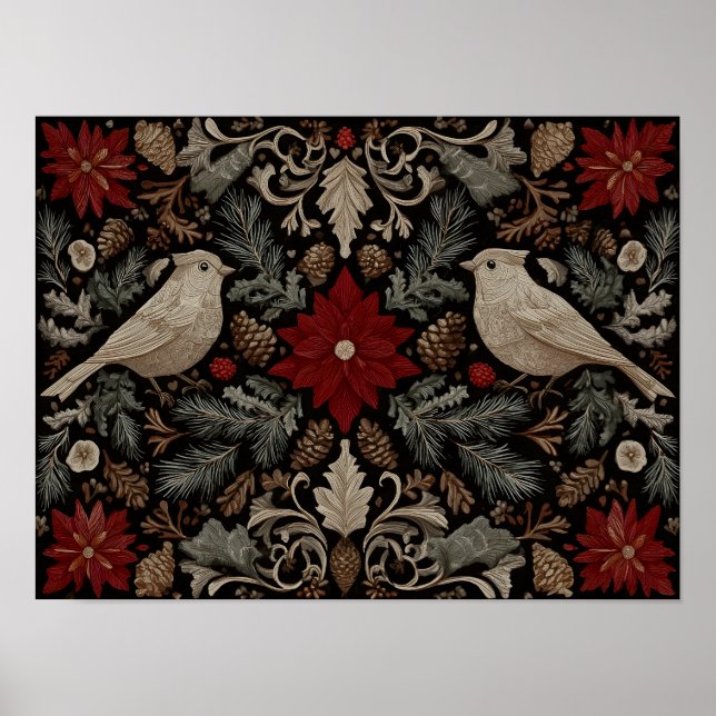 Póster Embroidería festiva (Frente)