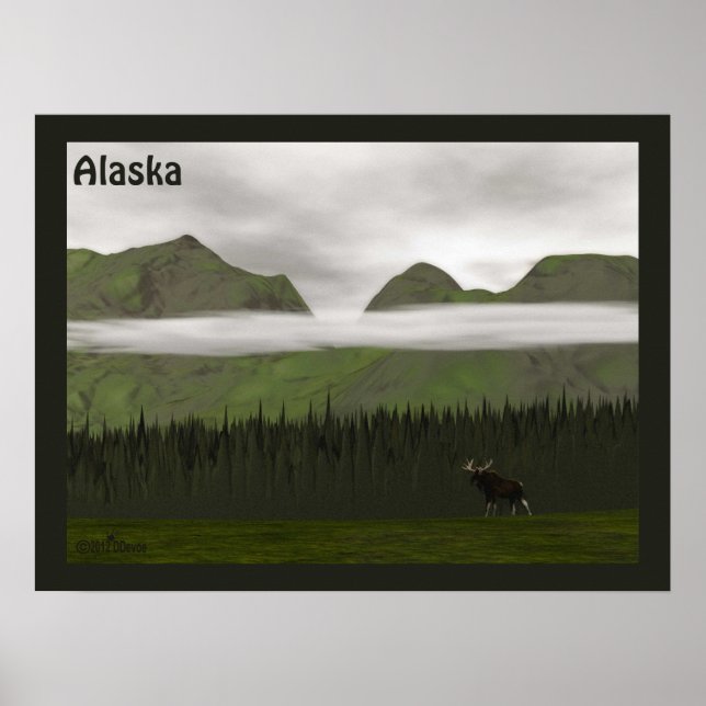 Póster Emerald Alaska (Frente)