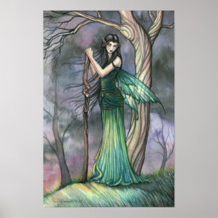 Póster Emerald Fae Fairy Poster by Molly Harrison