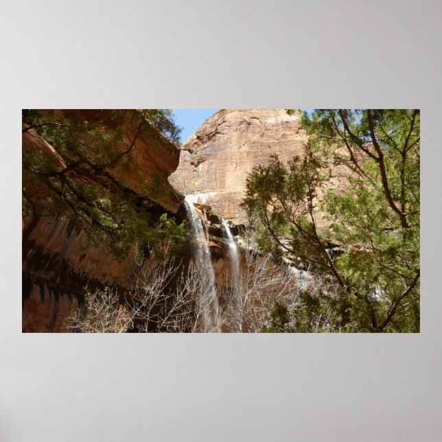 Póster Emerald Pool Falls I del Parque Nacional Zion (Frente)