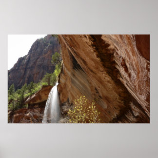 Póster Emerald Pool Falls III del Parque Nacional Zion