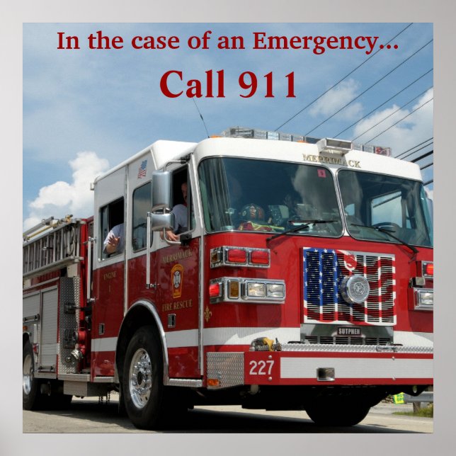 Póster Emergencia 911 (Frente)