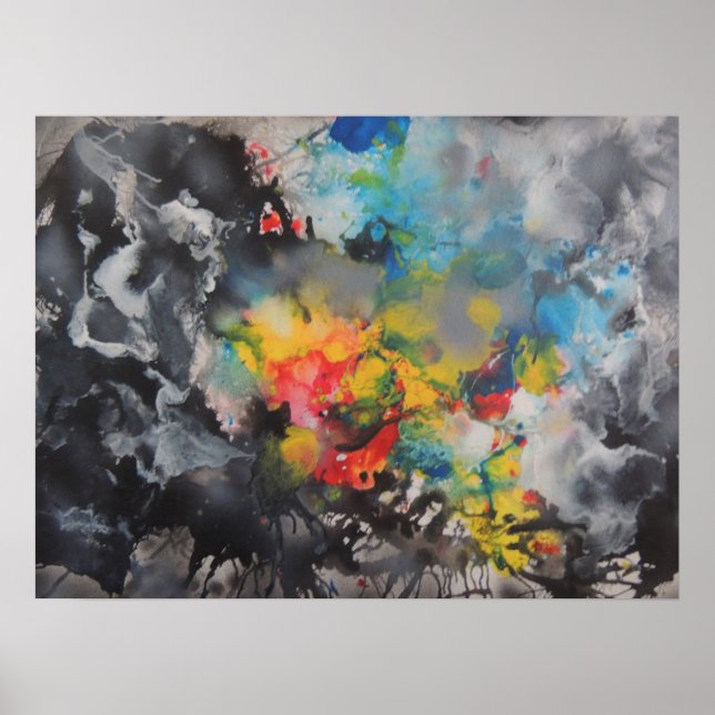 Póster Emergencia de color (Frente)