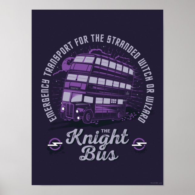 Póster Emergency Transport - The Knight Bus (Frente)