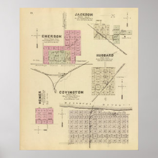 Póster Emerson, Nebraska