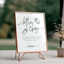 EMERY Bottle Chug Beer Baby Shower Juego