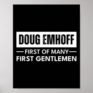 Póster Emhoff Como Primer Caballero Kamala Harris Husband