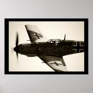 Póster Emil Me-109 E-3