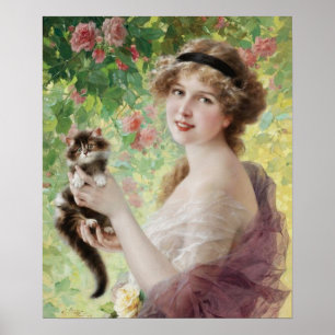 Póster Emile Vernon Precious Kitten Poster