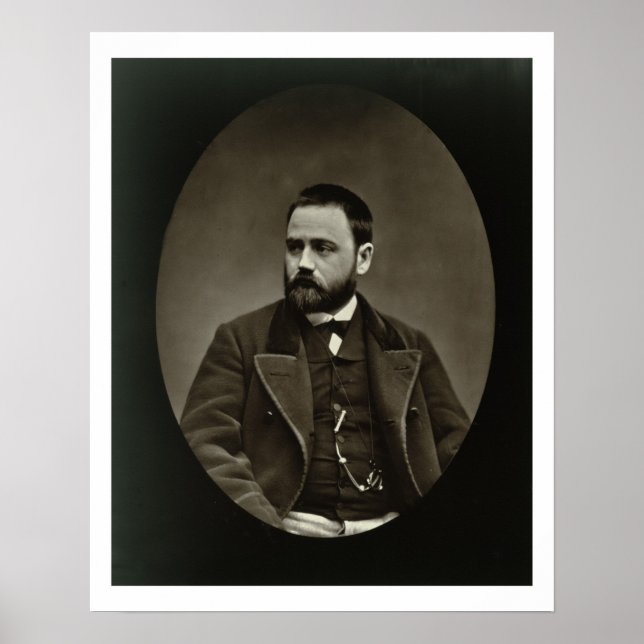 Póster Emile Zola (1840-1902) from 'Galerie Contemporaine (Frente)