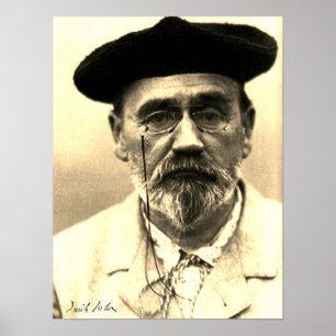 Póster Émile Zola, feat. 1902