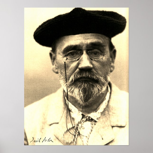Póster Émile Zola, feat. 1902 (Frente)