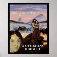 Emily Bronte con Heathcliff y Cathy
