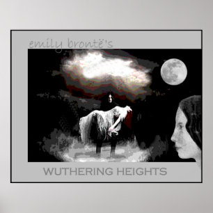 Póster Emily Bronte se une a Heathcliff y a Cathy