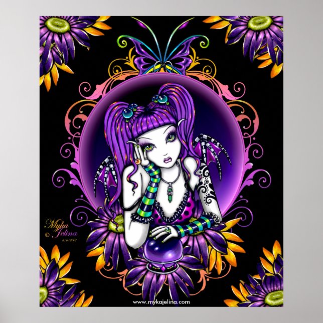 Póster Emily Crystal Ball Flower Rainbow Fairy Poster (Frente)