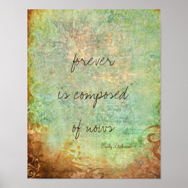 Póster Emily Dickinson poster de citas inspiradoras para  (Frente)