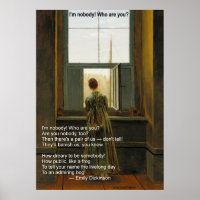 ¡Emily Dickinson's I'm Nobody! ¿Quiénes sois?