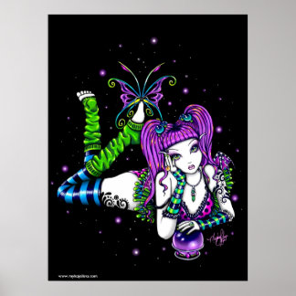 Póster Emily Rainbow Crystal Ball Fairy Poster