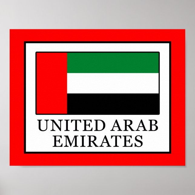 Póster Emiratos Árabes Unidos (Frente)