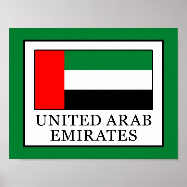 Póster Emiratos Árabes Unidos (Frente)