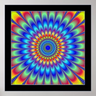 Póster Emisión perpetua de colores