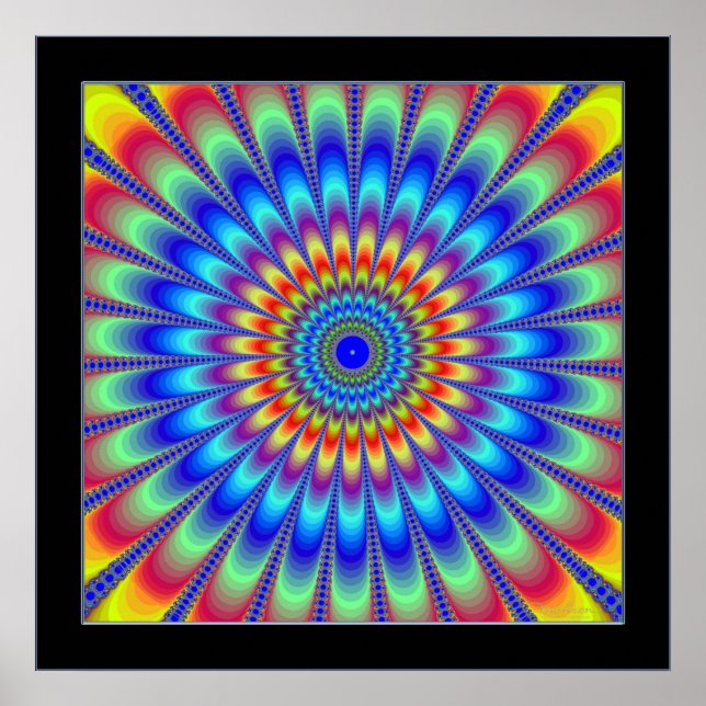 Póster Emisión perpetua de colores (Frente)