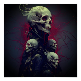 Póster Emissaries-Void-Skull-Art-Print
