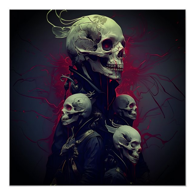 Póster Emissaries-Void-Skull-Art-Print (Anverso)