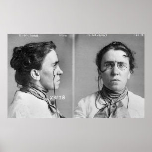 Póster Emma Goldman - anarquista, 1911