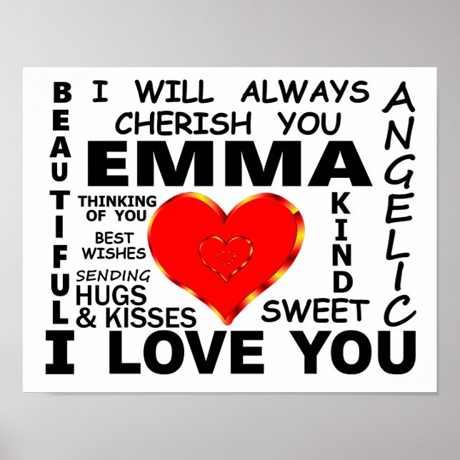 Póster Emma I Love You (Frente)
