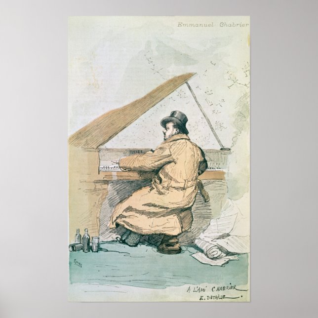 Póster Emmanuel Chabrier (Frente)