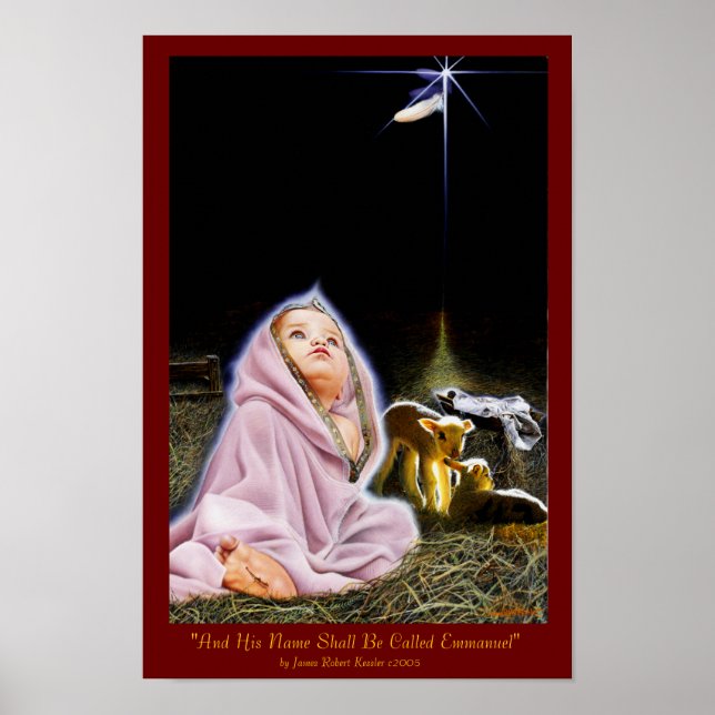 Póster "Emmanuel: Dios con nosotros" (Frente)