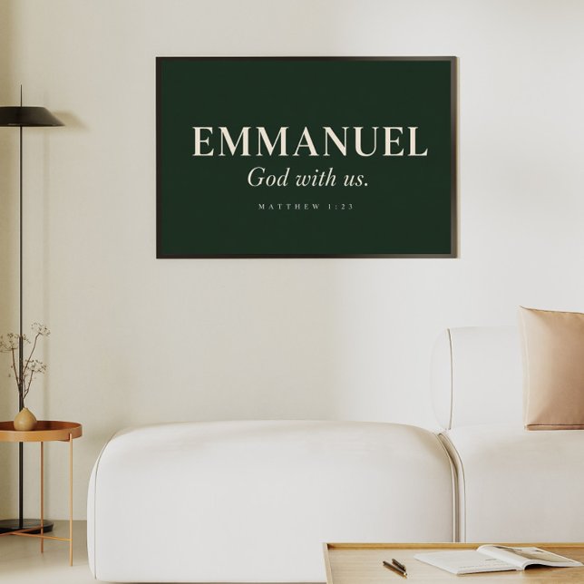 Póster EMMANUEL | Mateo 1:23 | Navidad (Subido por el creador)