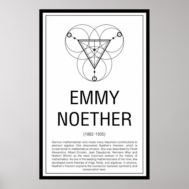 Póster Emmy Noéter Poster (Frente)