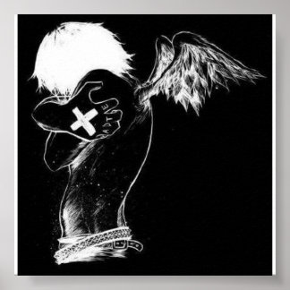 Póster emo angel
