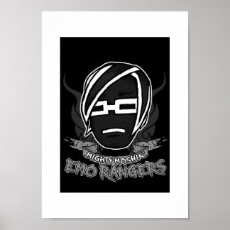 Póster Emo Rangers - Poster introspectivo