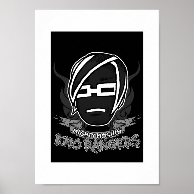 Póster Emo Rangers - Poster introspectivo (Frente)