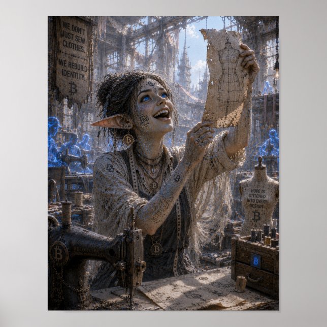 Póster Emoción alegre / Creador de patrones / Fábrica de  (Frente)