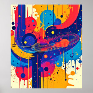 Póster Emoción de los pintos musicales