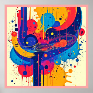 Póster Emoción de los pintos musicales