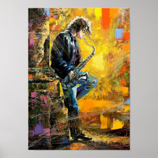 Póster Emociones de jazz - Poster