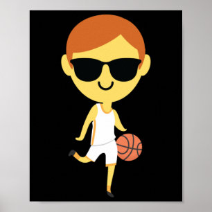 Póster Emoji 1 de Basketball Boy