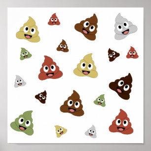Póster Emoji Cute Poop ideas divertidas de regalo