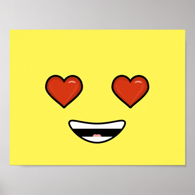 Póster Emoji de amor (Frente)