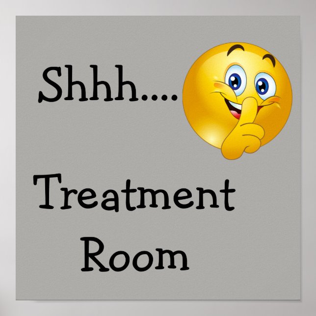 Póster Emoji Shh (Frente)