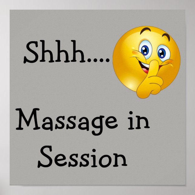 Póster Emoji Shh (Frente)