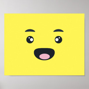 Póster Emoji sonriente