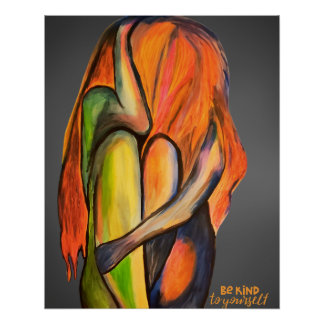 Póster Emotionales Be Kind yourself Design