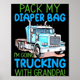 Póster Empaca Mi Bolso De Pañales Me Voy En Camión Con El
